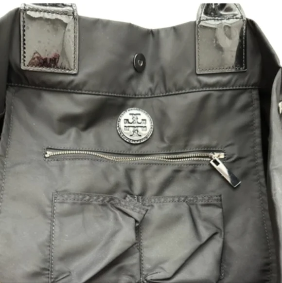 Tory Burch Ella Tote bag in Black Snake Print - Picture 3 of 11